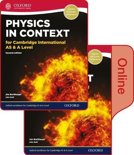 Book Physics in Context for Cambridge International AS & A Level Print and Online Student Book Pack (CIE A Level) free