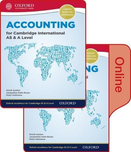 Book Accounting For Cambridge International As & A Level Print And Online Student Book Pack free