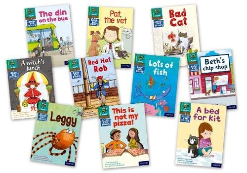 Book Read Write Inc. Phonics Book Bag Books: Green Set 1 Storybooks Mixed Pack of 10 free