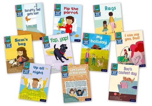 Book Read Write Inc. Phonics Book Bag Books: Pink Set 3 Storybooks Mixed Pack of 10 free