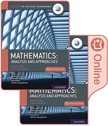 Book Oxford IB Diploma Programme IB Mathematics: analysis and approaches, Higher Level, Print and Enhanced Online Course Book Pack free