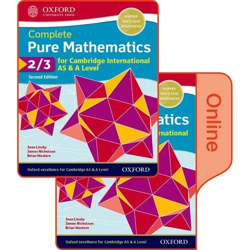 Book Complete Pure Mathematics for Cambridge International AS & A Level 1 free