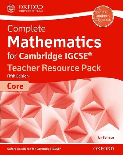 Book Complete Mathematics for Cambridge IGCSE Teacher Resource Pack: Core free