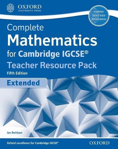 Book Complete Mathematics for Cambridge IGCSE Teacher Resource Pack: Extended free