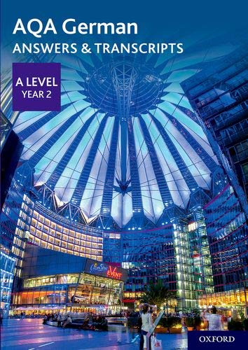 Book AQA A Level German: Key Stage Five: AQA A Level Year 2 German Answers & Transcripts free