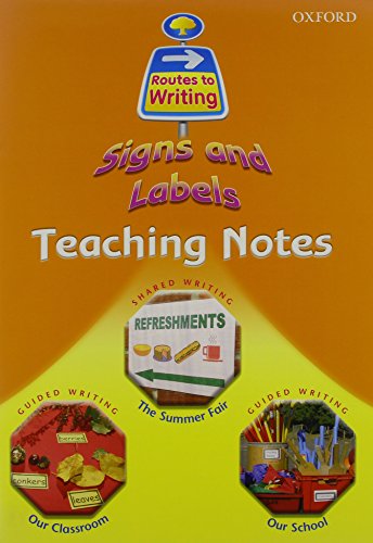 Book Oxford Reading Tree: Oxford Reading Tree: Year 1: Routes To Writing: Signs And Labels: Pack Of 6 free