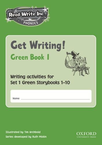 Book Read Write Inc. Phonics: Get Writing! Green Set 1: Pack Of 10 Books free