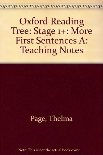 Book Oxford Reading Tree: Stage 1+: More First Sentences A: Teaching Notes free