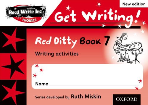 Book Read Write Inc. Phonics: Get Writing!: Red Ditty Books 6-10 Pack of 50 free