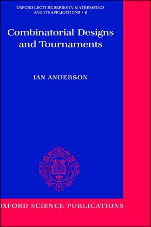 Book Combinatorial Designs and Tournaments (Oxford Lecture Series in Mathematics and Its Applications) free
