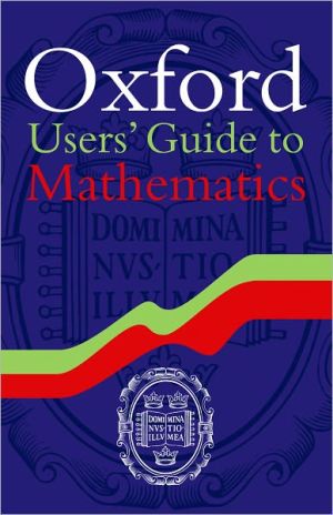 Book Oxford Users' Guide to Mathematics free
