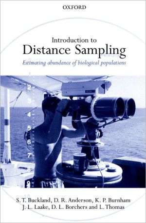 Book Introduction To Distance Sampling: Estimating Abundance of Biological Populations free
