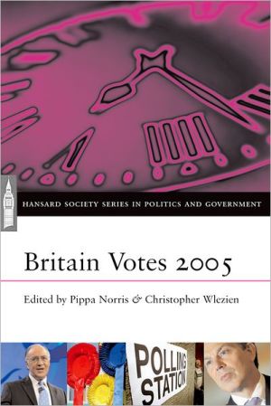 Book Britain Votes 2001 (Hansard Society Series in Politics and Government (10)) free