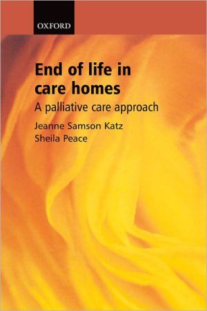 Book End of life in Care Homes: A Palliative Care Approach free
