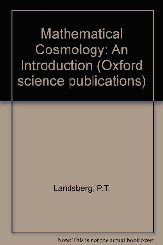 Book Mathematical cosmology: An introduction (Oxford science publications) free