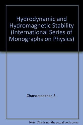 Book Hydrodynamic and Hydromagnetic Stability free