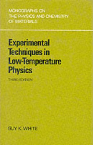 Book Experimental techniques in low-temperature physics (Monographs on the physics and chemistry of materials) free
