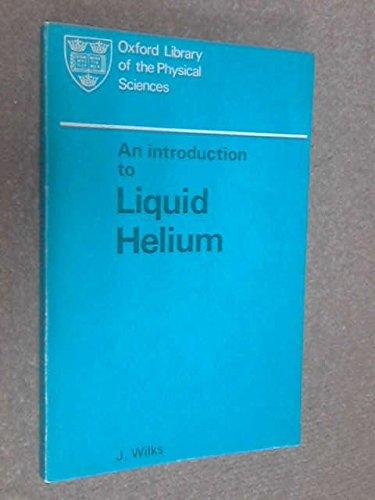 Book An introduction to liquid helium, (Oxford library of the physical sciences) free