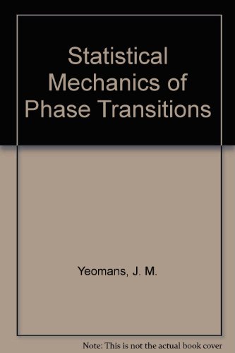 Book Statistical Mechanics Of Phase Transitions free
