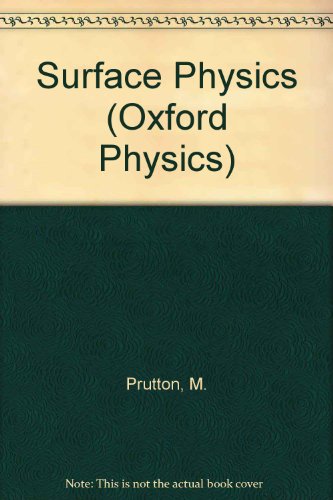 Book Surface Physics (oxford Physics Series) free