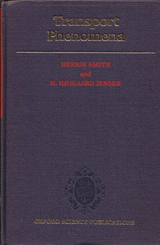 Book Transport Phenomena (oxford Science Publications) free