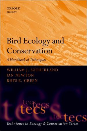 Book Bird Ecology and Conservation: A Handbook of Techniques (Techniques in Ecology & Conservation) free