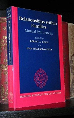 Book Relationships Within Families: Mutual Influences (Oxford Science Publications) free