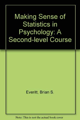 Book Making Sense Of Statistics In Psychology: A Second-level Course free