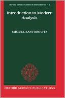 Book Introduction to Modern Analysis (Oxford Graduate Texts in Mathematics) free