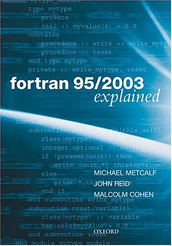 Book Fortran 95/2003 Explained (Numerical Mathematics and Scientific Computation) free