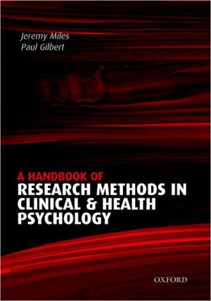 Book A Handbook of Research Methods for Clinical and Health Psychology free