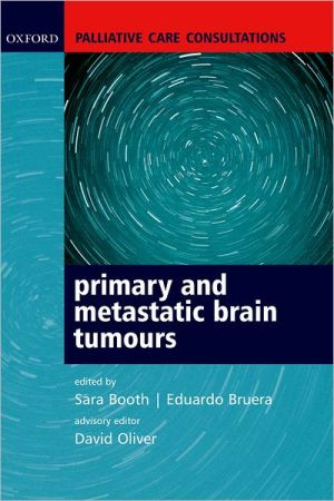 Book Palliative Care Consultations In Primary And Metastatic Brain Tumours free