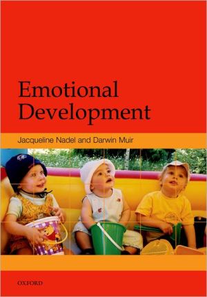 Book Emotional Development: Recent Research Advances free