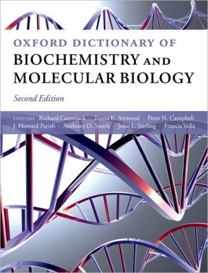 Book Oxford Dictionary of Biochemistry and Molecular Biology free