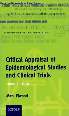 Book Critical Appraisal of Epidemiological Studies and Clinical Trials (Oxford Medical Publications) free