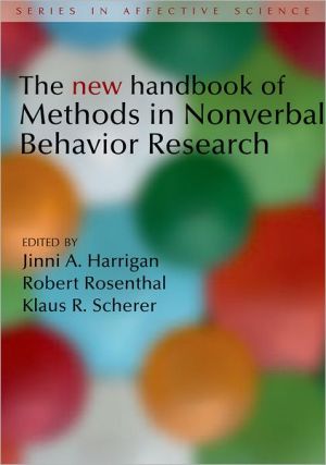 Book The New Handbook of Methods in Nonverbal Behavior Research (Series in Affective Science) free