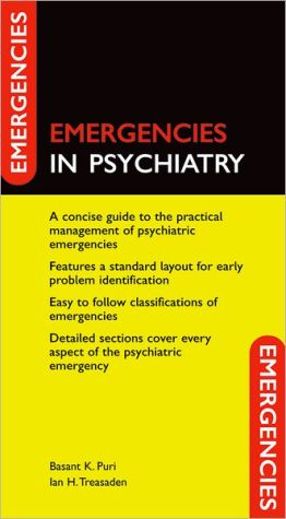 Book Emergencies in Psychiatry (Emergencies In Series) free