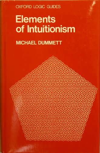 Book Elements of Intuitionism (Oxford Logic Guides Series) free