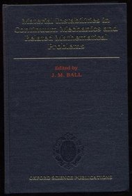 Book Material Instabilities in Continuum Mechanics and Related Mathematical Problems (Oxford science publications) free