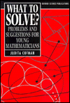 Book What to Solve?: Problems and Suggestions for Young Mathematicians (Oxford Science Publications) free