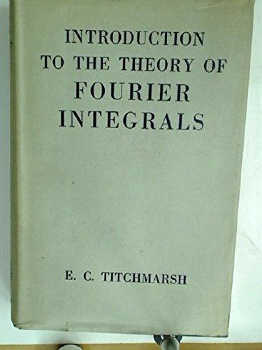 Book Introduction to the Theory of Fourier Integrals free