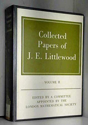 Book Collected Papers Of J. E. Littlewood free