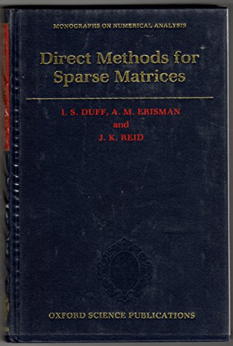 Book Direct Methods for Sparse Matrices (Monographs on Numerical Analysis) free