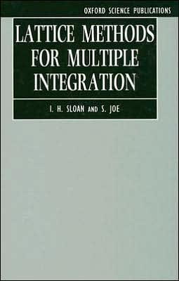 Book Lattice Methods for Multiple Integration (Oxford Science Publications) free
