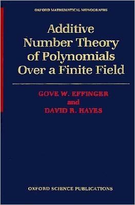 Book Additive Number Theory of Polynomials Over a Finite Field (Oxford Mathematical Monographs) free