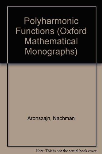 Book Polyharmonic Functions (Oxford Mathematical Monographs) free