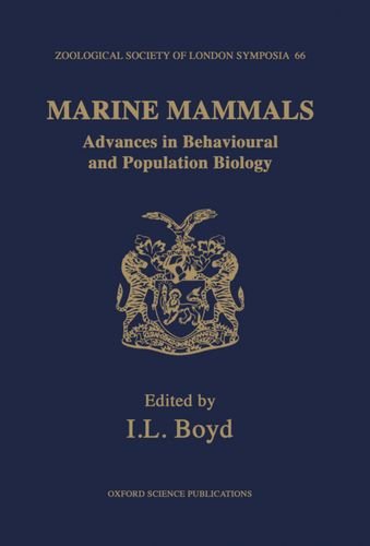 Book Marine Mammals: Advances in Behavioural and Population Biology: The Proceedings of a Symposium held at The Zoological Society of London on 9th and ... of the Zoological Society of London) free