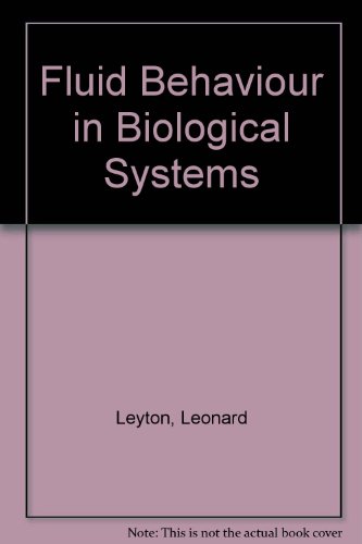 Book Fluid behaviour in biological systems free