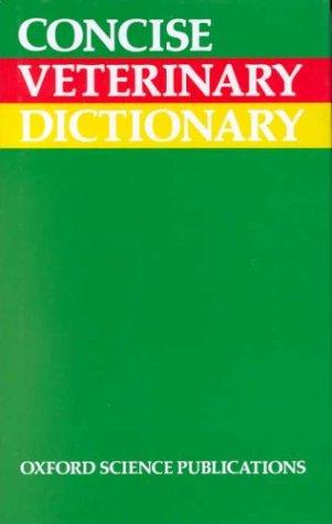 Book Concise Veterinary Dictionary free