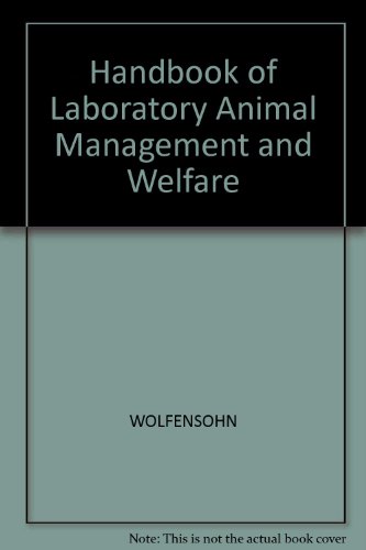 Book Handbook of Laboratory Animal Management and Welfare free